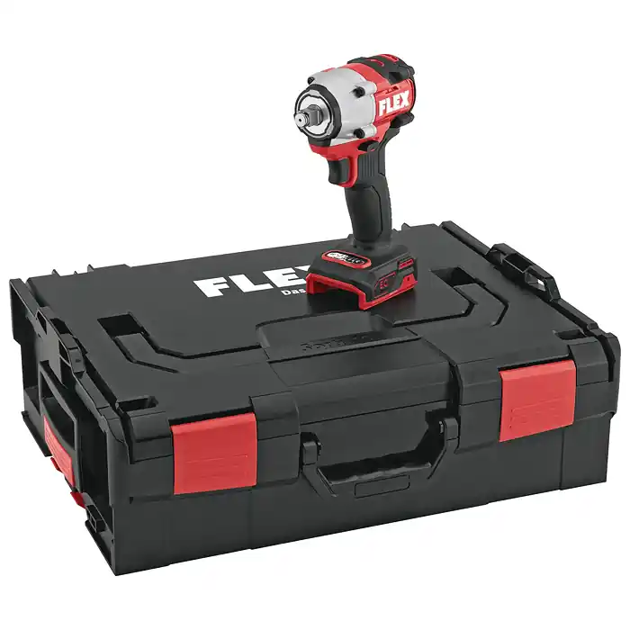 IW 1/2" 400 18.0-EC Aku rázový utahovák bezuhlík 1/2" 18V - pouze tělo, kufr L-BOXX, Flex