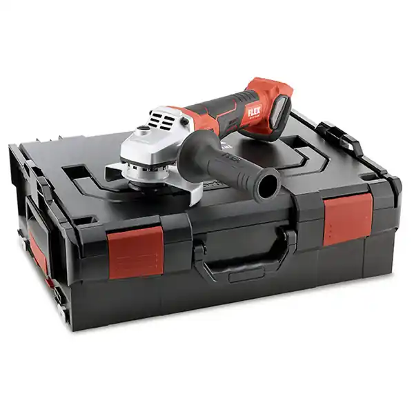 LB 125 18.0-EC Aku úhlová bruska 125mm s brzdou, bezuhlíková 18V - pouze tělo, kufr, Flex