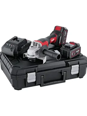 L 125 18.0-EC LD/5.0 Set Aku úhlová bruska 125mm, bezuhlíková 18V 2x 5,0Ah, kufr, Flex