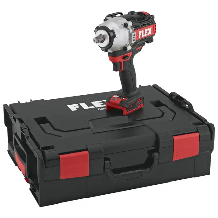 IW 1/2" 1500 18-EC Aku rázový utahovák bezuhlík 1/2" 18V - pouze tělo, kufr L-BOXX, Flex