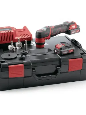 PXE 80 12-EC/2.5 Set Aku leštička excentr 75mm bezuhlík 12V 2x 2,5Ah, kufr, Flex