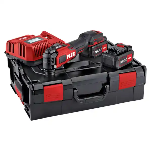 MT 18.0-EC/5.0 Set Aku oscilační multi nářadí bezuhlík 18V 2x 5,0Ah, kufr L-BOXX, Flex