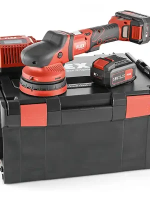 XCE 8 125 18.0-EC/5.0 Set Aku leštička excentr 125mm bezuhlík 18V 2x 5,0Ah, kufr, Flex