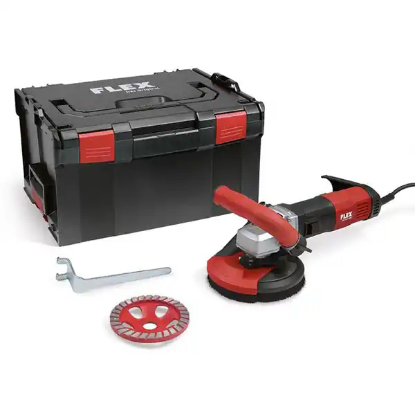 LDE 16-8 125 R, Kit Turbo-Jet II Sanační bruska s variabilními otáčkami 125mm,1600W, Flex