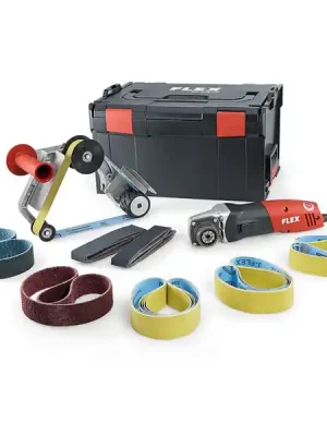 BRE 14-3 125 Set TRINOXFLEX Pásová bruska na broušení trubek 1400W, Flex