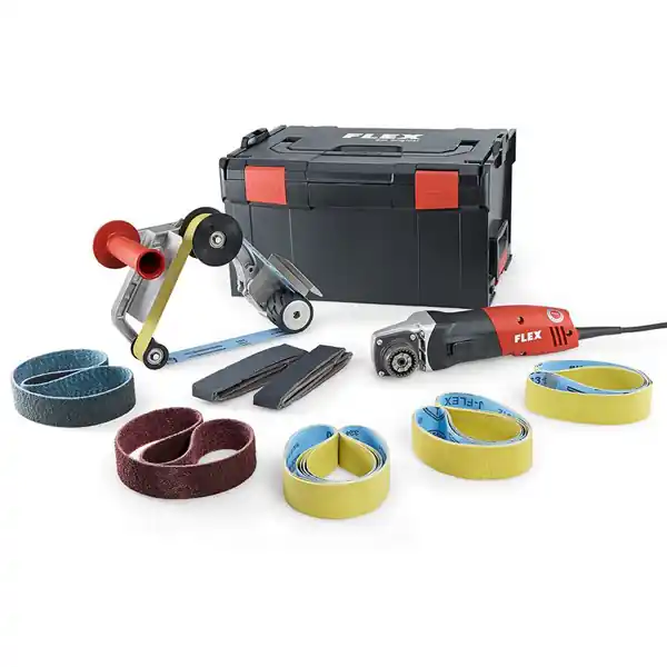 BRE 14-3 125 Set TRINOXFLEX Pásová bruska na broušení trubek 1400W, Flex