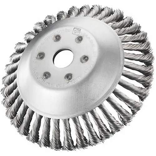 Kartáč kónický copánkový do křovinořezu 170x25,4/20 drát 0,5mm, ocel, S.I.T.