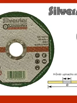 Kotouč řezný na kámen 115x3,0x22,2mm SS, Sonnenflex - Doprodej (8ks)