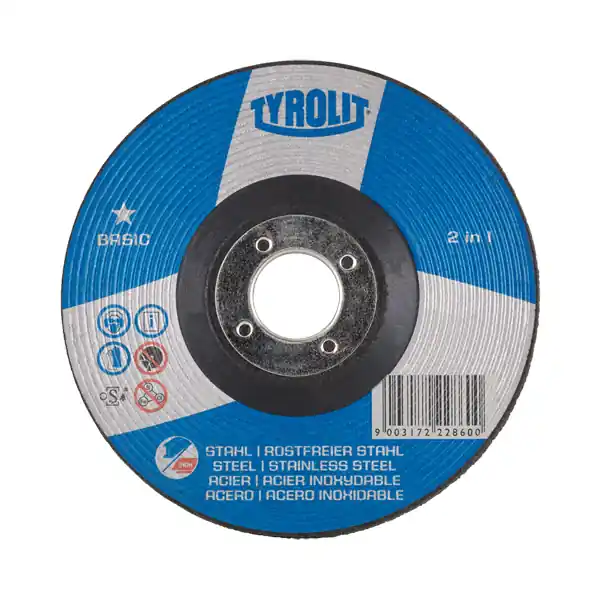 Kotouč řezný na nerez/ocel 115x1,0x22,2mm Basic Inox, Tyrolit