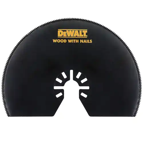 DT20708 oscilační nástroj, pilový list 100mm, dřevo s hřebíky, DeWALT