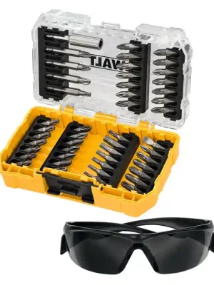 Sada bitů PZ, PH, Torx 47 dílná, DT70703 + brýle, DeWalt - skladem (5ks)