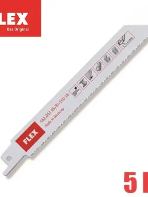 RS/Bi-150 18 VE5 Plátky do mečové pily 5ks, 150mm, kov, Flex