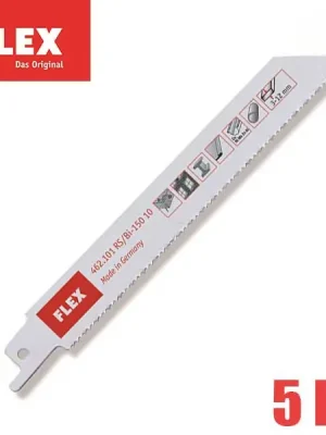 RS/Bi-150 10 VE5 Plátky do mečové pily 5ks, 150mm, Universal, Flex