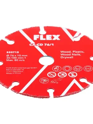 CA-CD 76/1 Karbidový kotouč řezný multimateriál 76/10/1,5mm pro LBE 76 12-EC, Flex