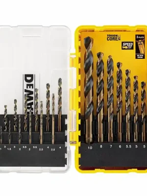 Sada vrtáků do kovu HSS-G Black and Gold, 19-ti dílná, DT70728 DeWalt
