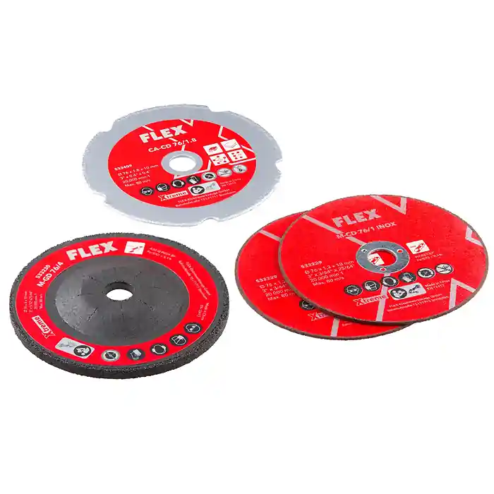 S-Set LBE76 Sada kotoučů 76/10mm, 4ks, pro LBE 76 12-EC, Flex