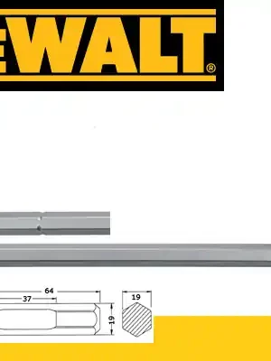 Sekáč plochý šestihran 19mm, 25x600mm - DT6943 DeWalt - výprodej (2ks)