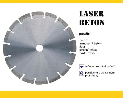 Dia kotouč Laser Beton 115mm, Distar