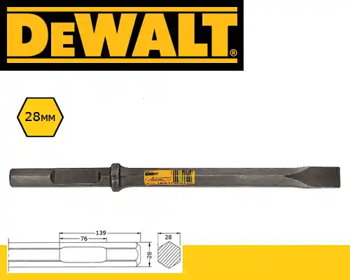 Sekáč plochý šestihran 28mm, 36x520mm, DT6929 DeWalt