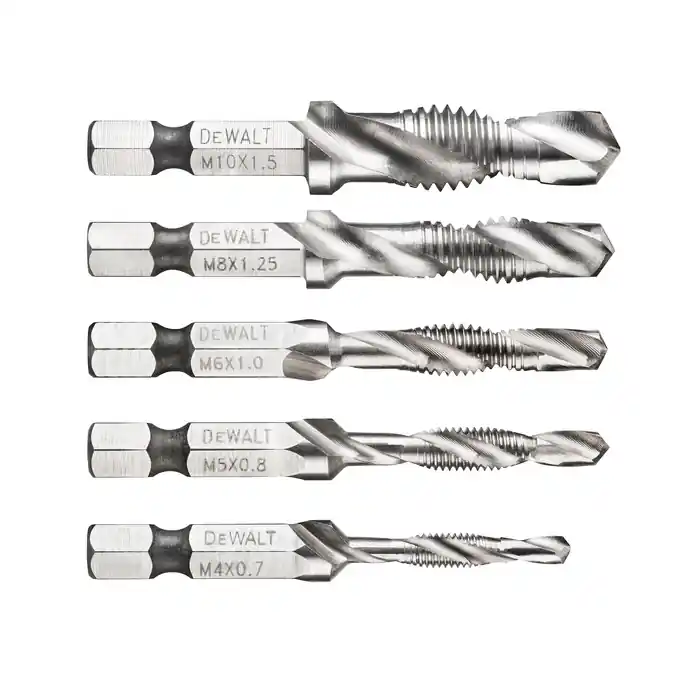 Sada vrtáků se závitníkem M4, M5, M6, M8, M10 DT50060 DeWALT