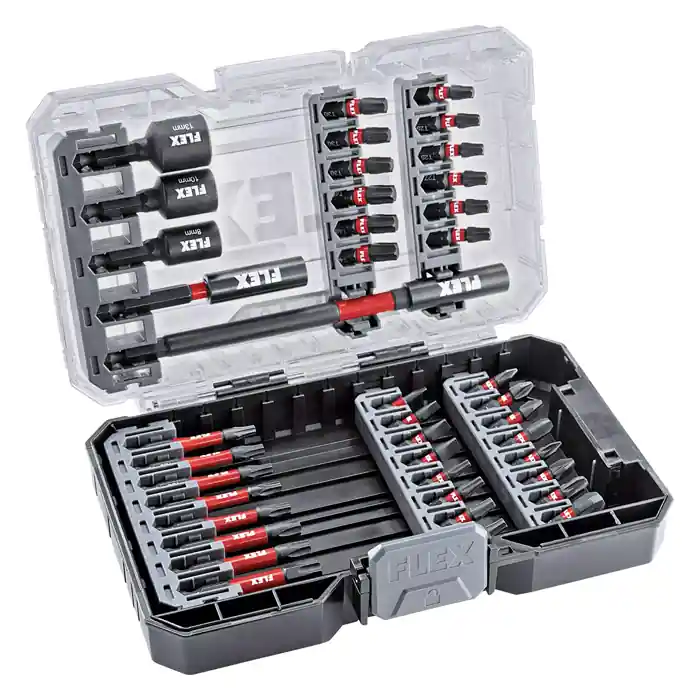 DB 41 Sada bitů PZ, PH, Torx, PL, 6hr Impact Rated, 41 dílná STACK PACK, Flex