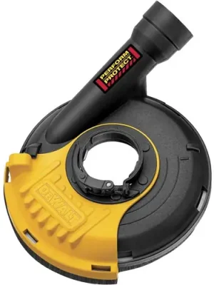DWE46150 Kryt na brusky 115-125mm pro odvod prachu, pro broušení DeWALT
