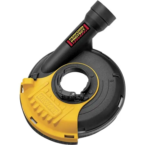 DWE46150 Kryt na brusky 115-125mm pro odvod prachu, pro broušení DeWALT