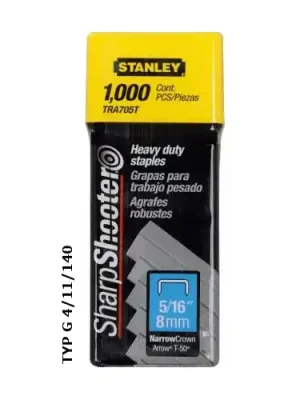 Sponky G   8mm 1000ks Typ G 4/11/140 STANLEY 1-TRA705T