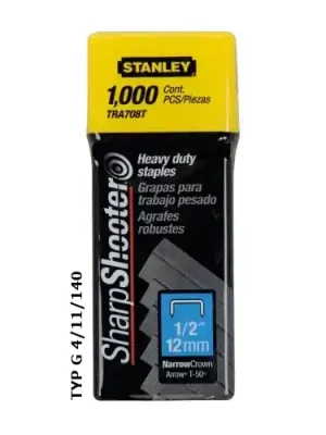 Sponky G 12mm 1000ks Typ G 4/11/140 STANLEY 1-TRA708T