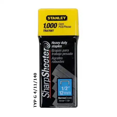 Sponky G 12mm 1000ks Typ G 4/11/140 STANLEY 1-TRA708T