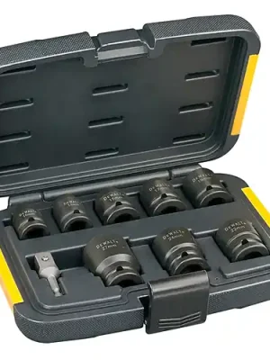 Hlavice sada 1/2" do ráz. utahováku, 9 dílná - DT7507, DeWalt