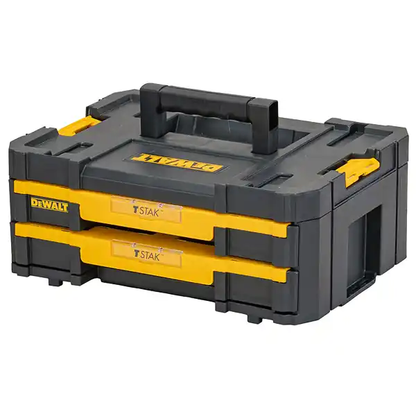 DWST1-70706 Kufr plastový TSTAK Box IV, 2x zásuvka, DeWALT