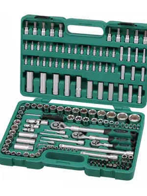 Sada hlavic 1/2" - 3/8" - 1/4" 155ks, Honiton