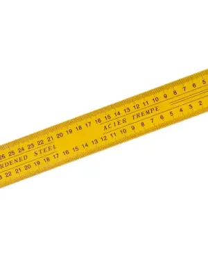 Úhelník ocel žlutý 35cm