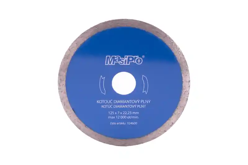 Kotouč diamantový plný 125 mm