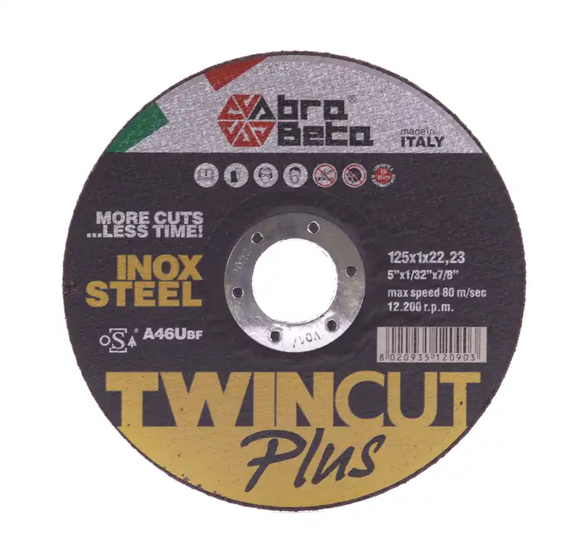 Kotouč tenký řezný na ocel a nerezovou ocel 125 x 1 mm Twin cut plus