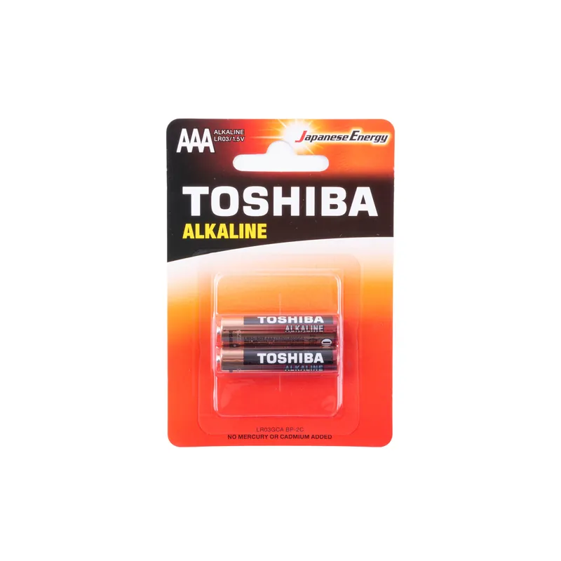 Baterie TOSHIBA AAA LR03GCA BP-2C ALKALINE 1,5V