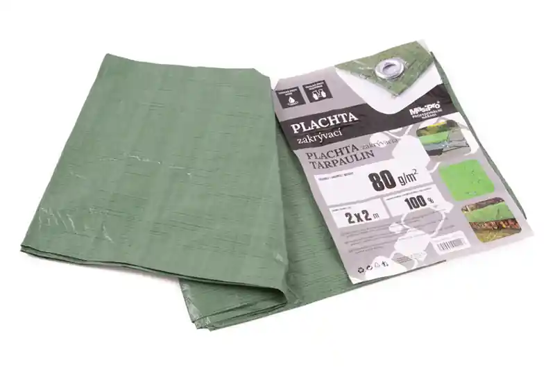 Plachta 80g ZELENÁ 2x2m