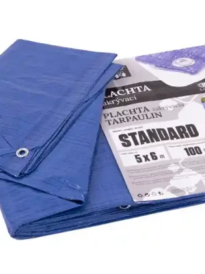 Plachta standard MODRÁ 5x6m