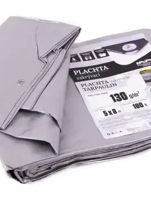 Plachta 130g ŠEDÁ 5x8m