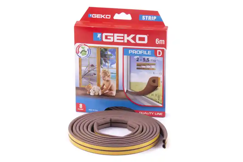 Těsnění D 9x6mm-6m hnědé (2x3m)
