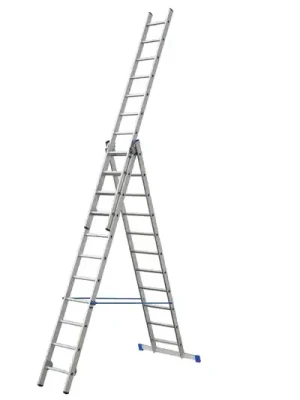 Žebřík třídílný Al 3x10příček ALUMET