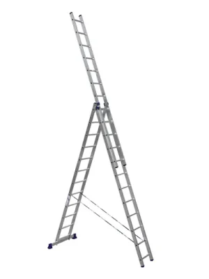 Žebřík třídílný Al 3x12příček ALUMET