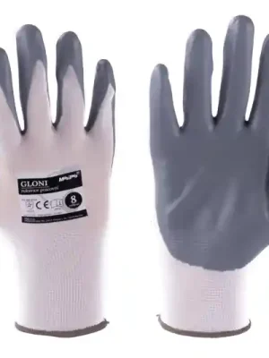 Rukavice GLONI 8" bílo/šedé