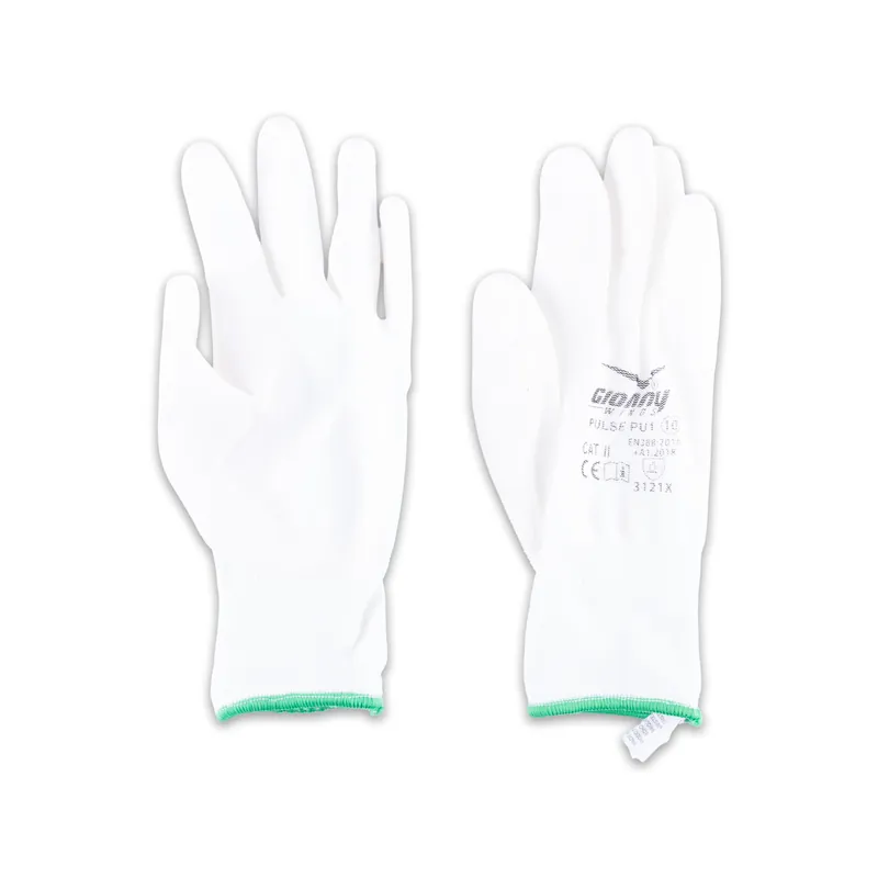 Rukavice máčené v polyuretanu, 13g polyester