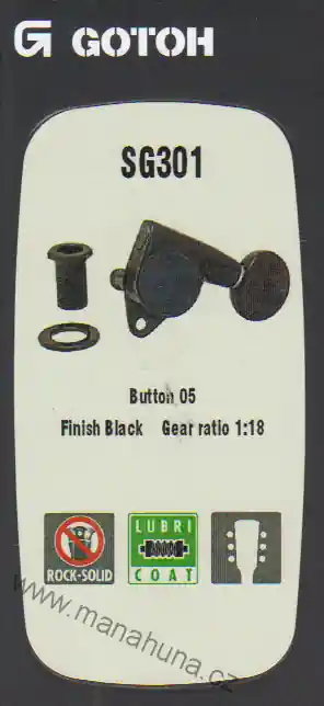 Ladící mechanika GOTOH - SG301, 05, B