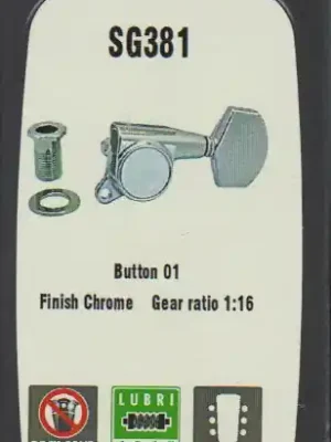 Ladící mechanika GOTOH - SG381, 01, C