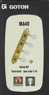 Ladící mechanika GOTOH MA40, MP, G