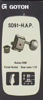 Ladící mechanika GOTOH SD91 H.A.P, 05M, N