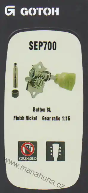 Ladící mechanika GOTOH SEP700, SL, N
